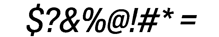 CrystalVAR CondensedItalic Instance Font OTHER CHARS