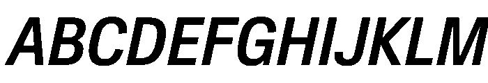 CrystalVAR CondensedMediumItalic Instance 1a21d708 Font UPPERCASE