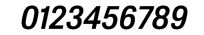 CrystalVAR CondensedMediumItalic Instance Font OTHER CHARS