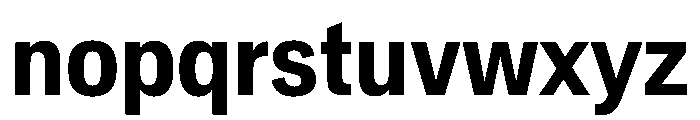 CrystalVAR CondensedSemiBold Instance Font LOWERCASE