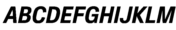 CrystalVAR CondensedSemiBoldItalic Instance 08f52abf Font UPPERCASE