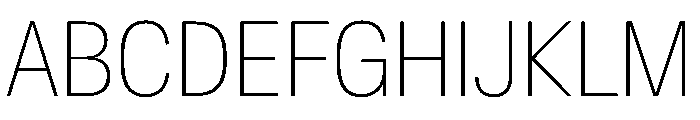 CrystalVAR CondensedThin Instance A9ef9068 Font UPPERCASE