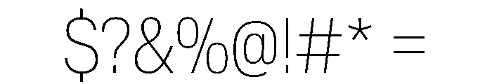 CrystalVAR CondensedThin Instance Font OTHER CHARS