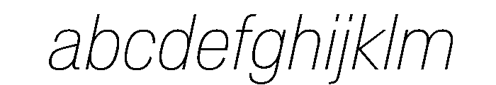 CrystalVAR CondensedThinItalic Instance 989c7cca FONT