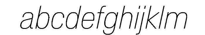 CrystalVAR CondensedThinItalic Instance FONT