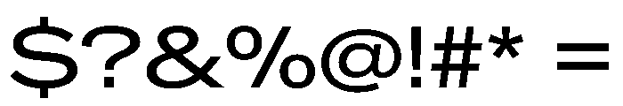 CrystalVAR Expanded Instance Font OTHER CHARS
