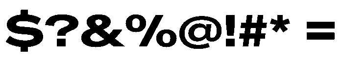 CrystalVAR ExpandedBold Instance Font OTHER CHARS