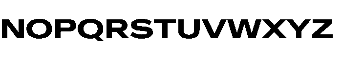 CrystalVAR ExpandedBold Instance Font UPPERCASE