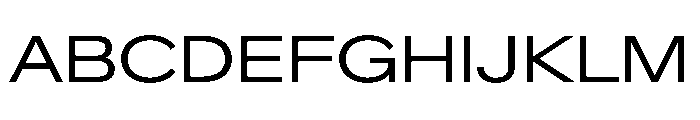 CrystalVAR ExpandedBook Instance Font UPPERCASE