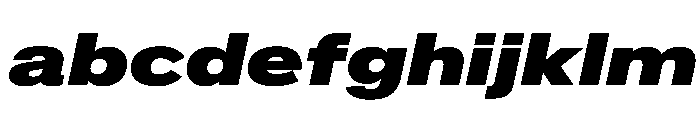 CrystalVAR ExpandedExtraBlackItalic Instance 67d470dd FONT