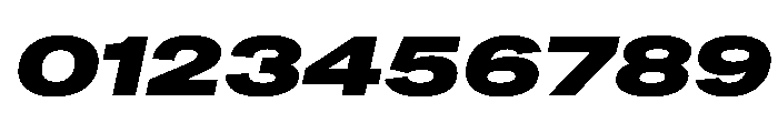 CrystalVAR ExpandedExtraBlackItalic Instance Font OTHER CHARS