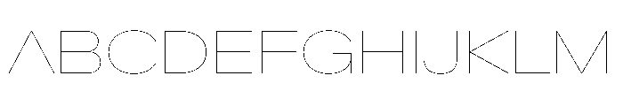 CrystalVAR ExpandedHairline Instance Font UPPERCASE