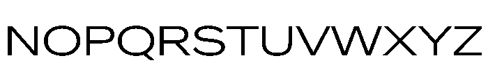 CrystalVAR ExpandedLight Instance 511e5870 Font UPPERCASE