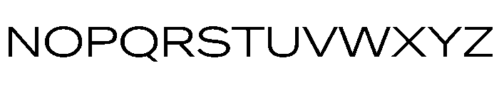CrystalVAR ExpandedLight Instance Font UPPERCASE