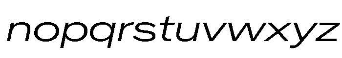 CrystalVAR ExpandedLightItalic Instance Aa78e7f8 Font LOWERCASE