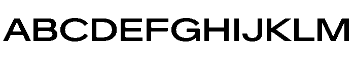 CrystalVAR ExpandedMedium Instance Font UPPERCASE