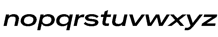 CrystalVAR ExpandedMediumItalic Instance 397831f9 Font LOWERCASE