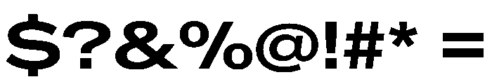 CrystalVAR ExpandedSemiBold Instance Font OTHER CHARS