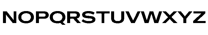 CrystalVAR ExpandedSemiBold Instance Font UPPERCASE