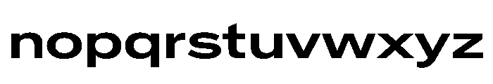 CrystalVAR ExpandedSemiBold Instance Font LOWERCASE