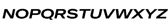 CrystalVAR ExpandedSemiBoldItalic Instance D1038b60 Font UPPERCASE