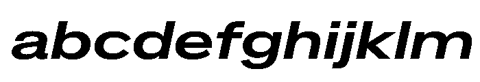 CrystalVAR ExpandedSemiBoldItalic Instance FONT