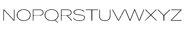 CrystalVAR ExpandedThin Instance D6703511 Font UPPERCASE