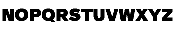 CrystalVAR ExtraBlack Instance Font UPPERCASE