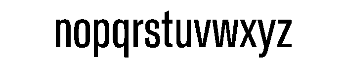 CrystalVAR ExtraCondensed Instance 9ea15798 Font LOWERCASE