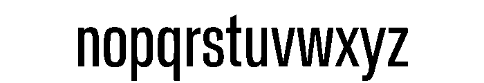 CrystalVAR ExtraCondensed Instance Font LOWERCASE