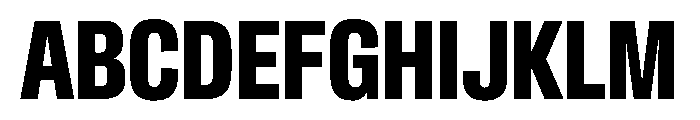 CrystalVAR ExtraCondensedBold Instance 3e8e4009 Font UPPERCASE