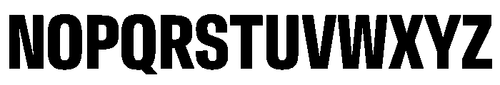 CrystalVAR ExtraCondensedBold Instance Font UPPERCASE