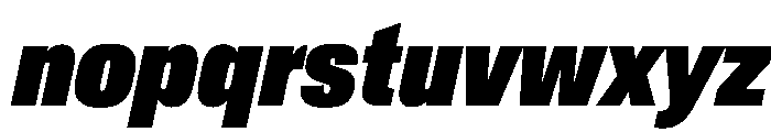 CrystalVAR ExtraCondensedExtraBlackItalic Instance Bb6ae1f1 Font LOWERCASE