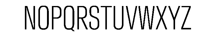 CrystalVAR ExtraCondensedExtraLight Instance Font UPPERCASE