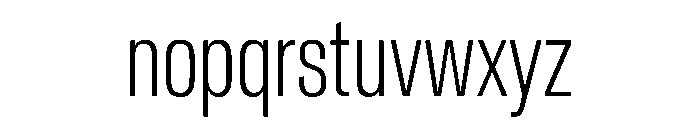 CrystalVAR ExtraCondensedExtraLight Instance Font LOWERCASE