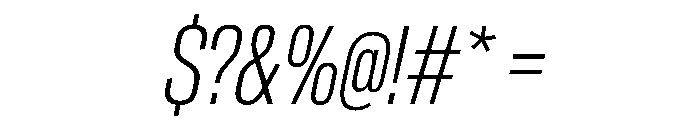 CrystalVAR ExtraCondensedExtraLightItalic Instance Font OTHER CHARS