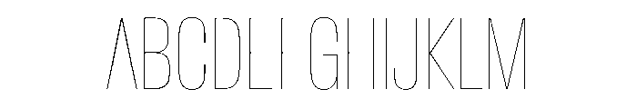 CrystalVAR ExtraCondensedHairline Instance 696cd68d Font UPPERCASE