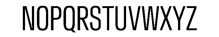 CrystalVAR ExtraCondensedLight Instance Font UPPERCASE