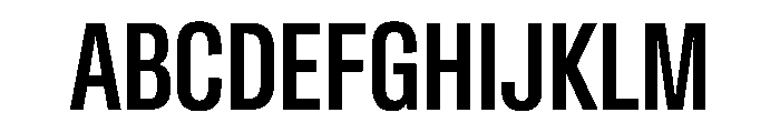 CrystalVAR ExtraCondensedMedium Instance Font UPPERCASE