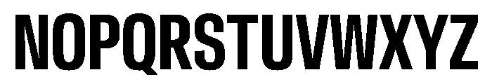 CrystalVAR ExtraCondensedSemiBold Instance Font UPPERCASE