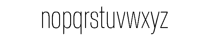 CrystalVAR ExtraCondensedThin Instance Aa1a41e4 Font LOWERCASE