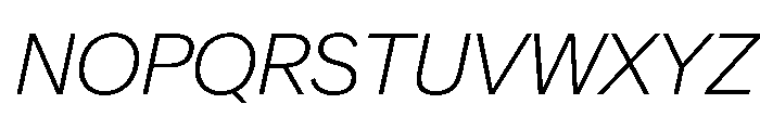 CrystalVAR ExtraLightItalic Instance 7c2f7e44 Font UPPERCASE