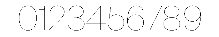 CrystalVAR Hairline Instance Font OTHER CHARS