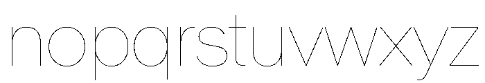 CrystalVAR Hairline Instance Font LOWERCASE