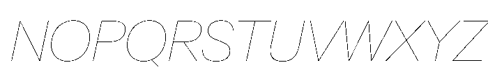 CrystalVAR HairlineItalic Instance F0267f57 Font UPPERCASE