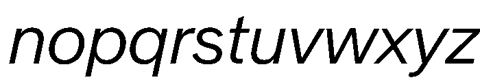 CrystalVAR LightItalic Instance 6d24f8bc Font LOWERCASE
