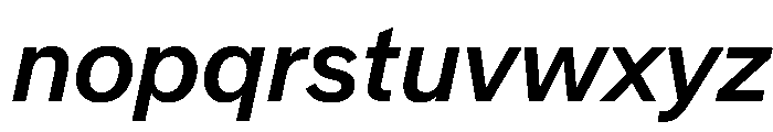CrystalVAR MediumItalic Instance Font LOWERCASE