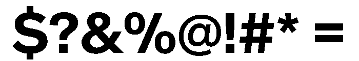 CrystalVAR SemiBold Instance Font OTHER CHARS