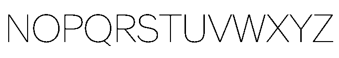 CrystalVAR Thin Instance B1b2a33a Font UPPERCASE