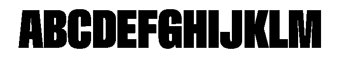 CrystalVAR UltraCondensedBlack Instance Font UPPERCASE
